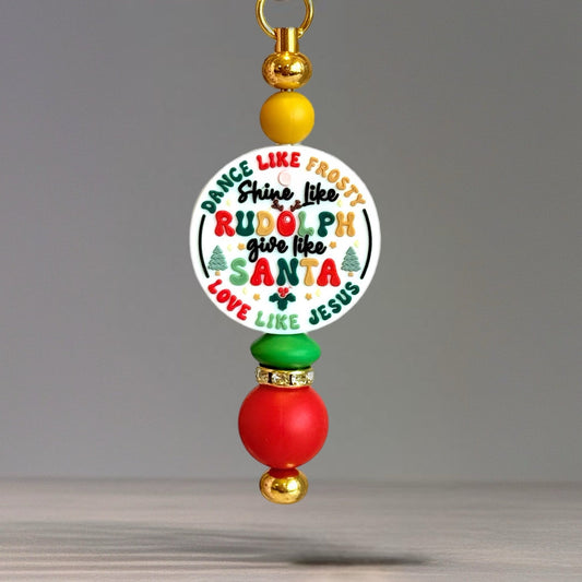 Love Like Jesus Christmas Bar Charm - Tumbler Handle Charm - The Nifty Little Finds - Charm - The Nifty Little Finds