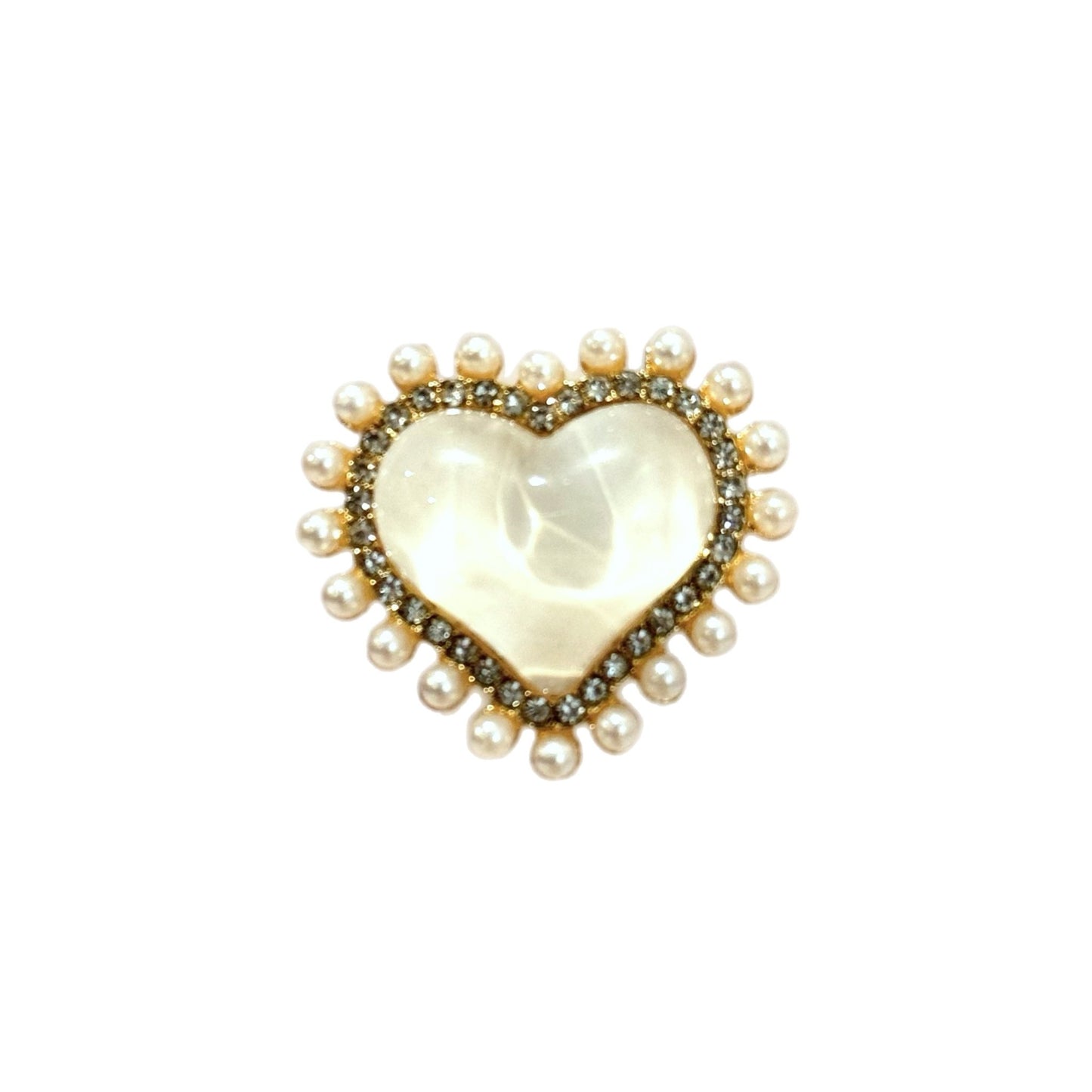 Pearly Hearts Deluxe Metal Straw Topper - The Nifty Little Finds - Deluxe Straw Topper - The Nifty Little Finds