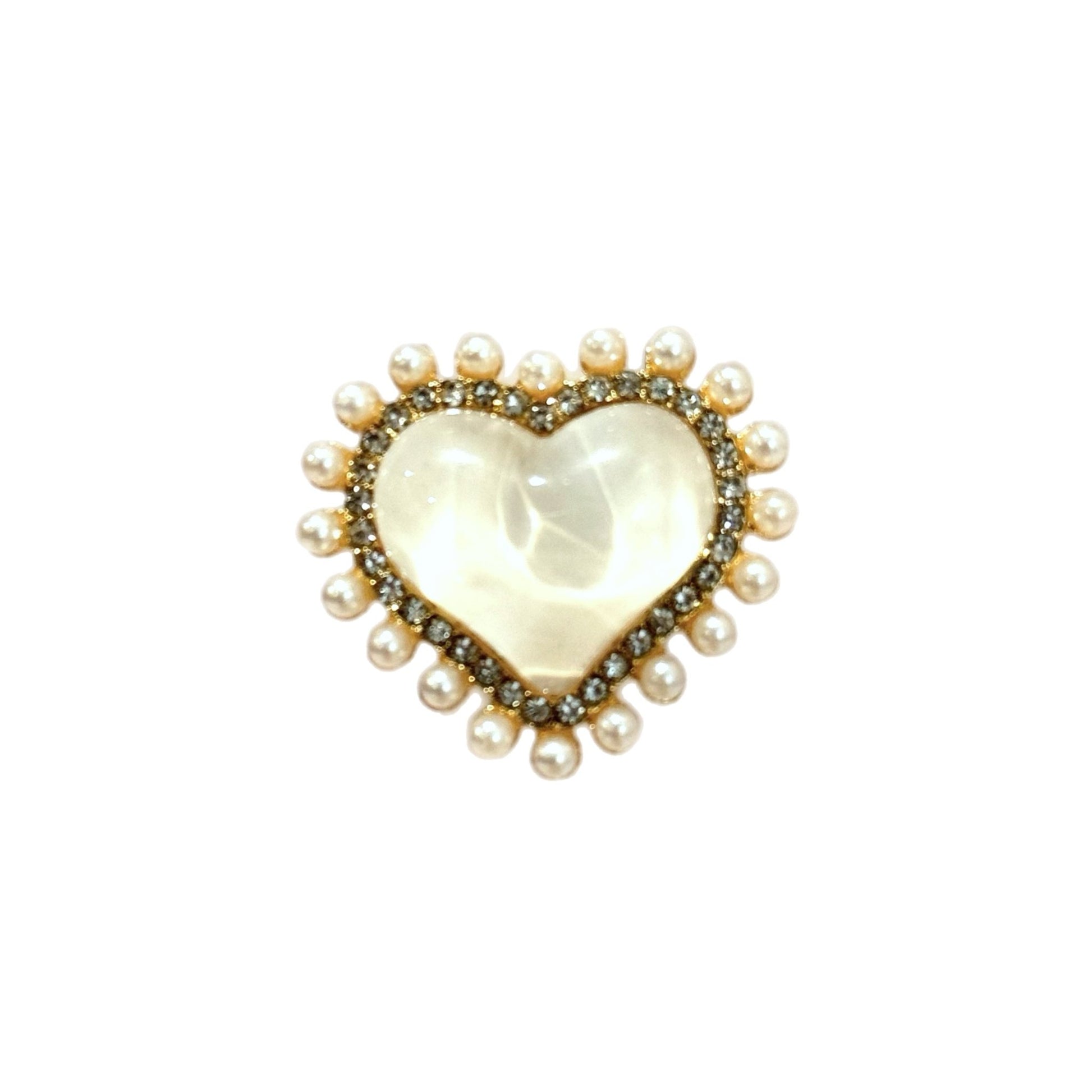 Pearly Hearts Deluxe Metal Straw Topper - The Nifty Little Finds - Deluxe Straw Topper - The Nifty Little Finds