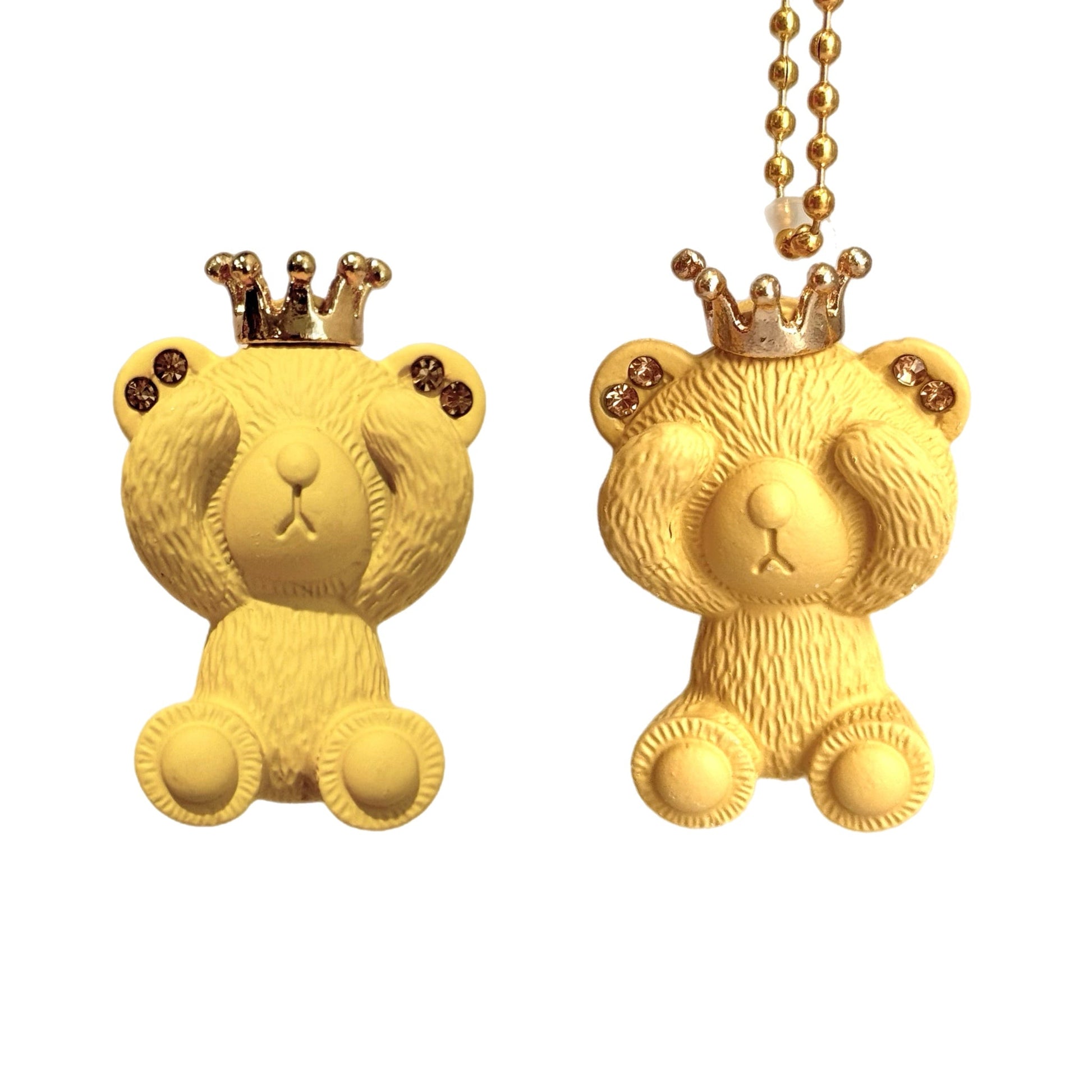 Peek A Boo Bear Deluxe Metal Straw Topper or Charm - The Nifty Little Finds - Deluxe Straw Topper - The Nifty Little Finds