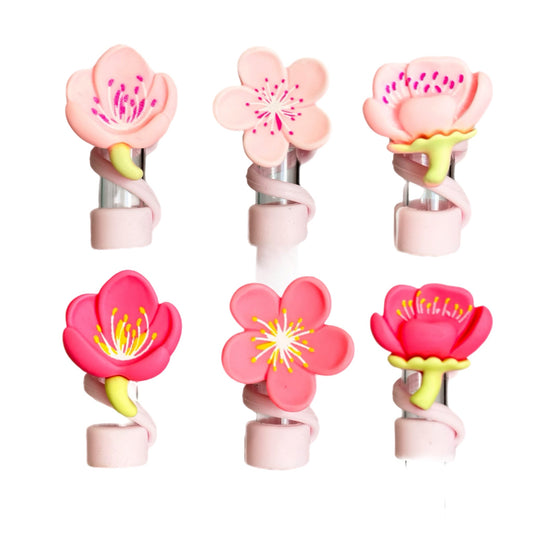 Blossom Straw Toppers - The Nifty Little Finds - The Nifty Little Finds