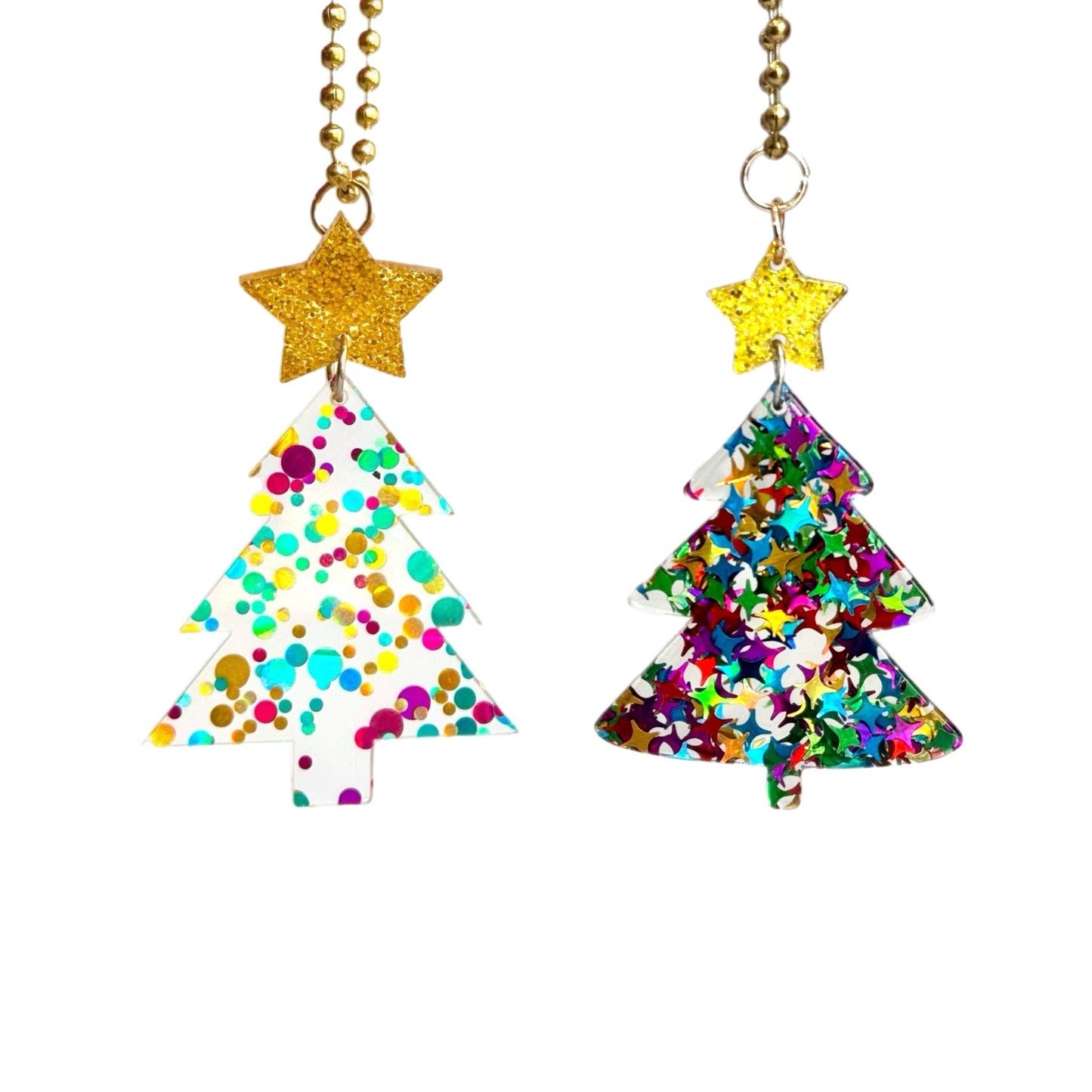 Confetti CHRISTMAS TREE Charm - Tumbler Handle Charm - The Nifty Little Finds - Charm - The Nifty Little Finds