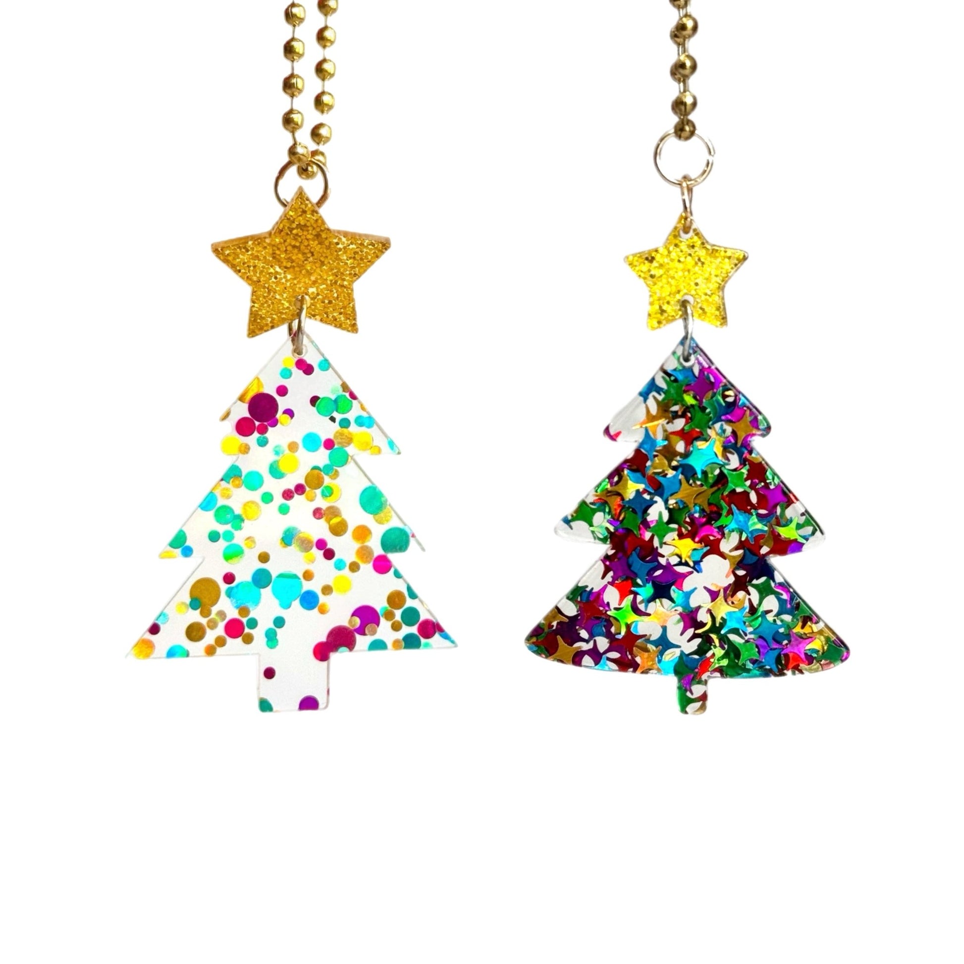 Confetti CHRISTMAS TREE Charm - Tumbler Handle Charm - The Nifty Little Finds - Charm - The Nifty Little Finds