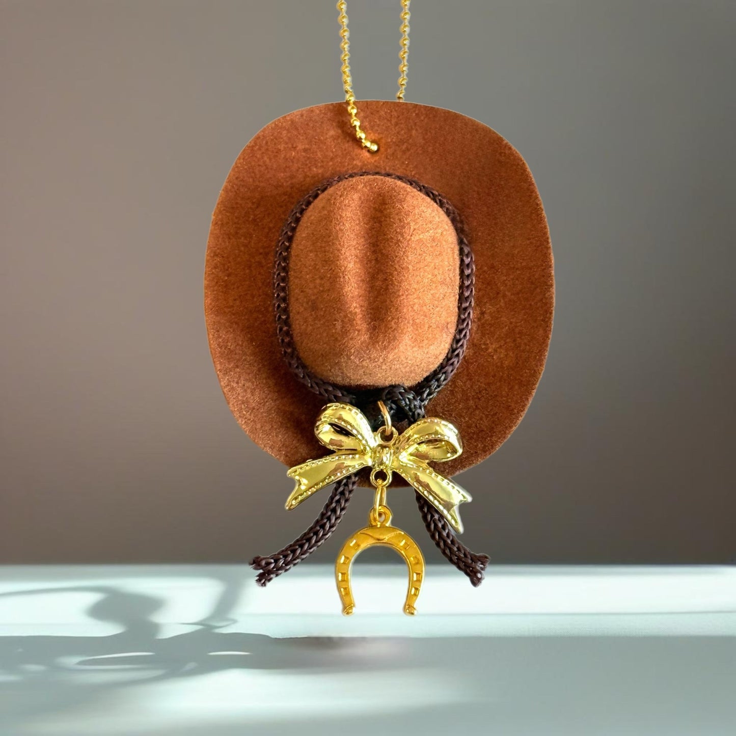 Lucky Cowgirl Hat Charm - Tumbler Handle Charm - The Nifty Little Finds - Charm - The Nifty Little Finds