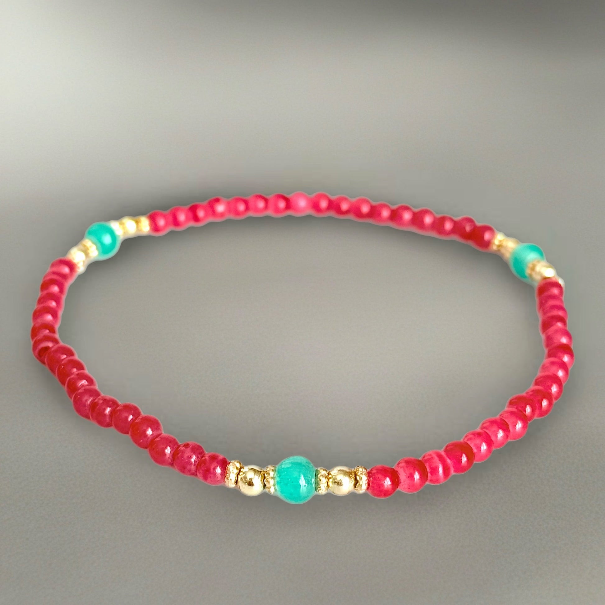 Coral Tumbler Bracelet - The Nifty Little Finds - The Nifty Little Finds