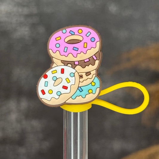 Donuts Stacked Straw Topper - The Nifty Little Finds - The Nifty Little Finds