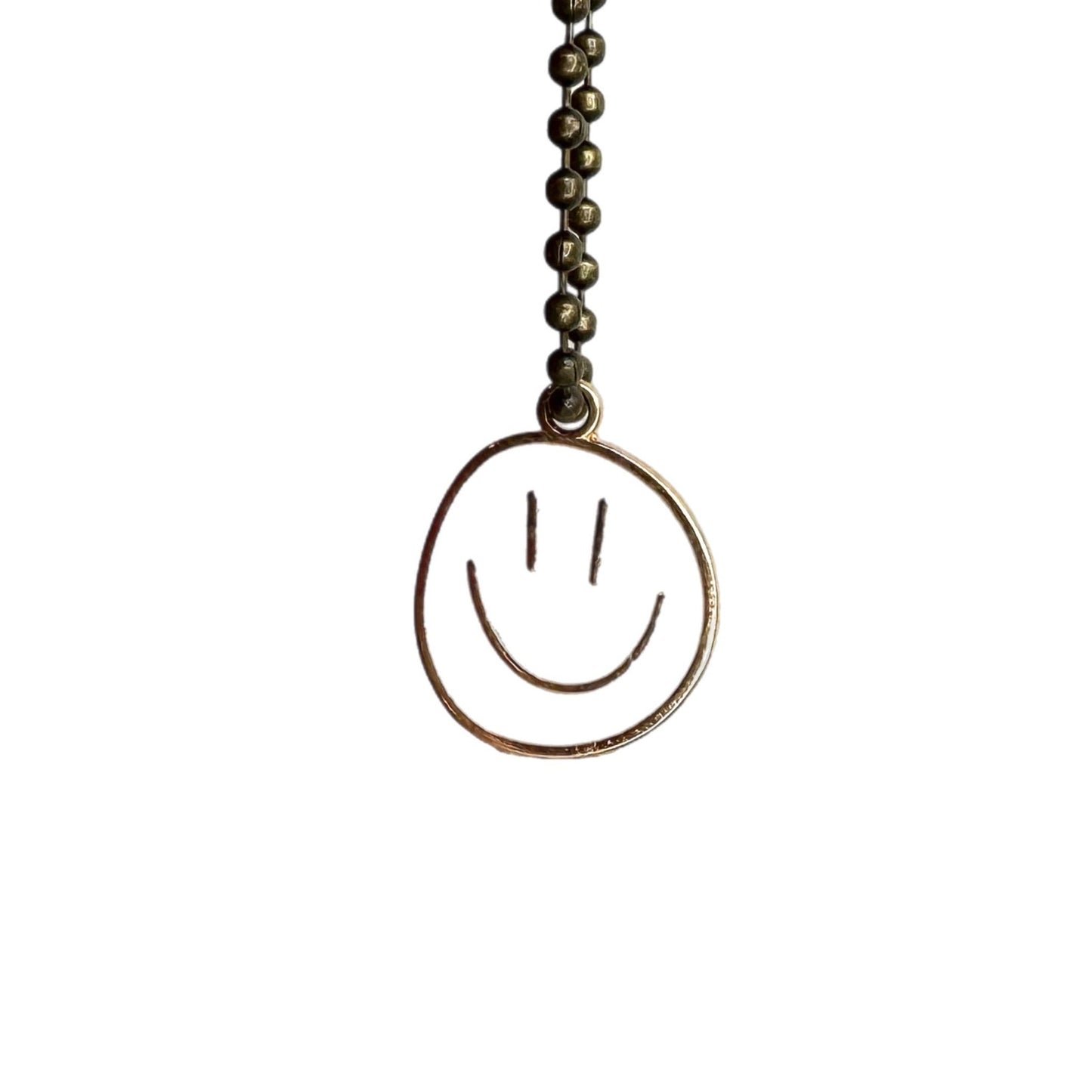 SMILEY Charm - Tumbler Handle Charm - The Nifty Little Finds - Charm - The Nifty Little Finds