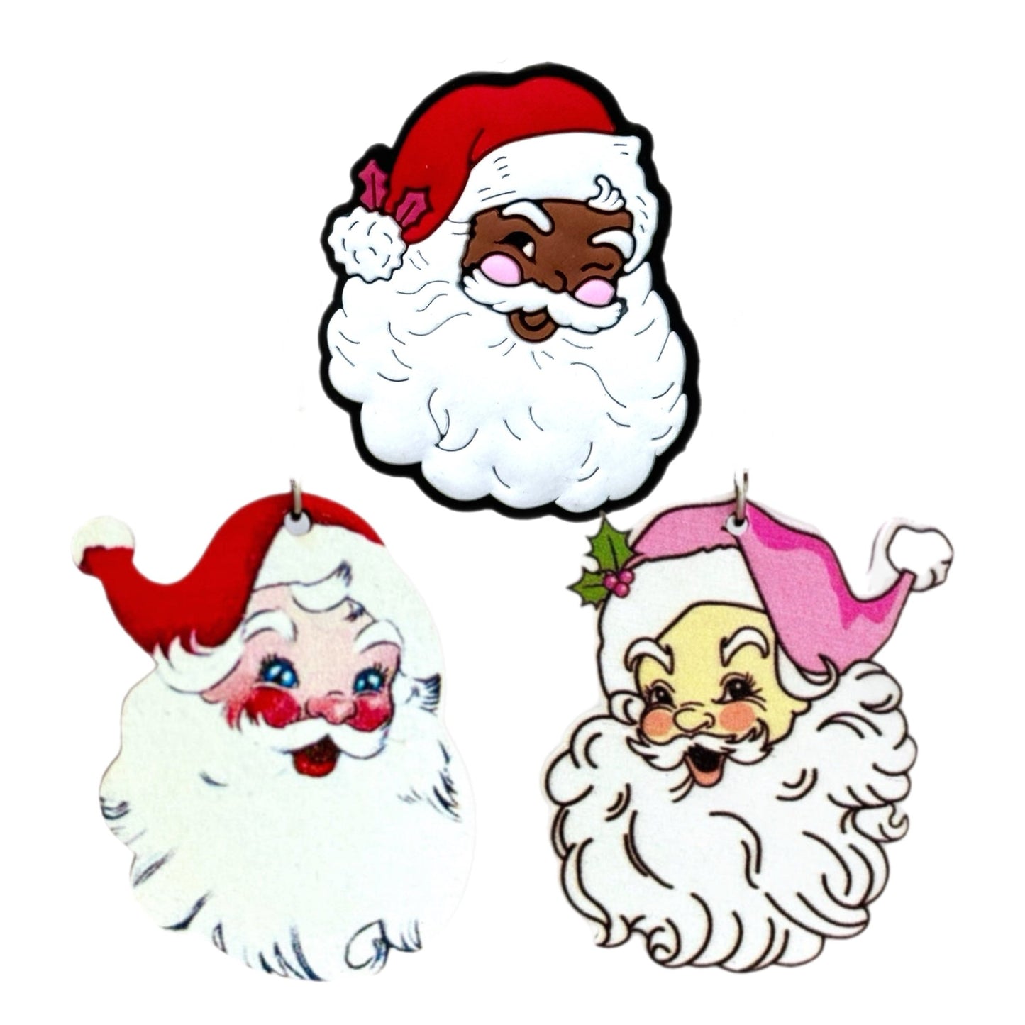 Vintage Santa Charm- Tumbler Handle Charm - The Nifty Little Finds - Charm - The Nifty Little Finds