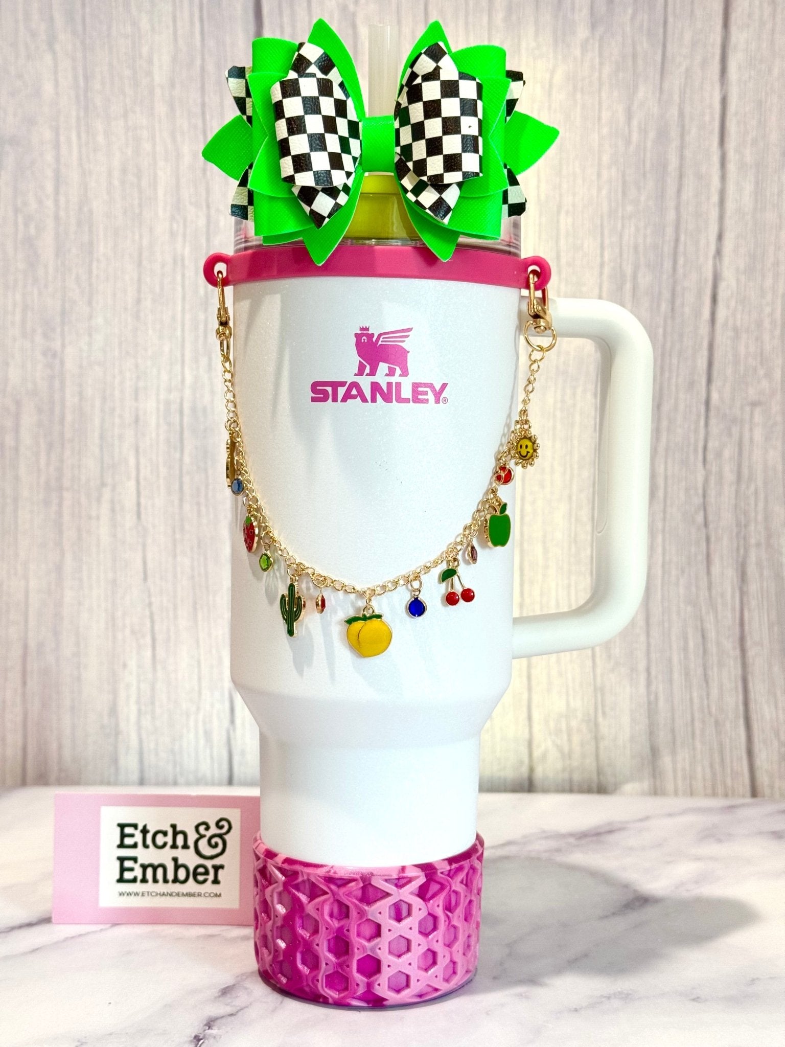 Tutti Fruity Deluxe Tumbler Charm Necklace - The Nifty Little Finds - Necklace - The Nifty Little Finds