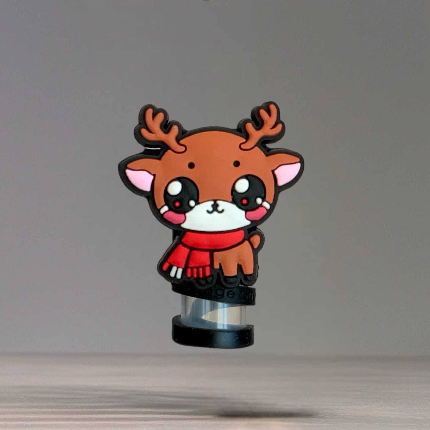 Cute Reindeer Straw Topper - The Nifty Little Finds - The Nifty Little Finds