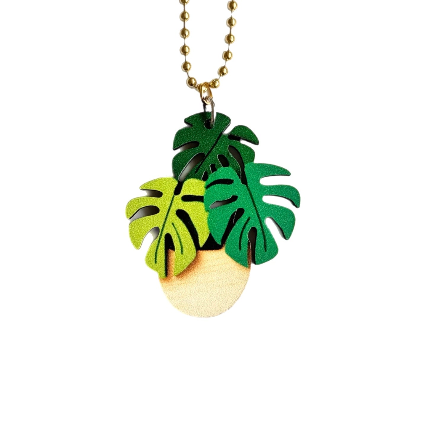 Monstera Charms - Tumbler Handle Charm - The Nifty Little Finds - Charm - The Nifty Little Finds