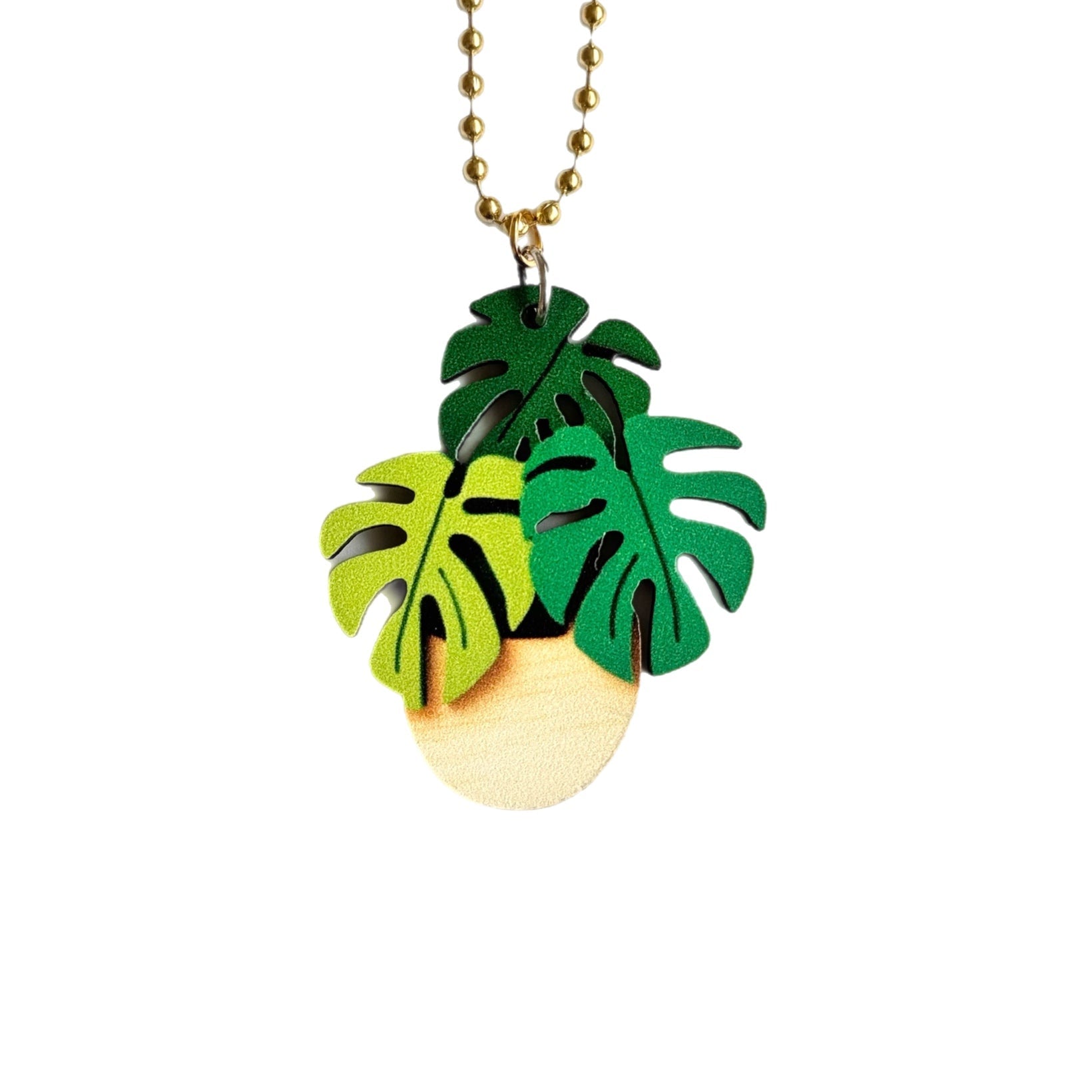 Monstera Charms - Tumbler Handle Charm - The Nifty Little Finds - Charm - The Nifty Little Finds