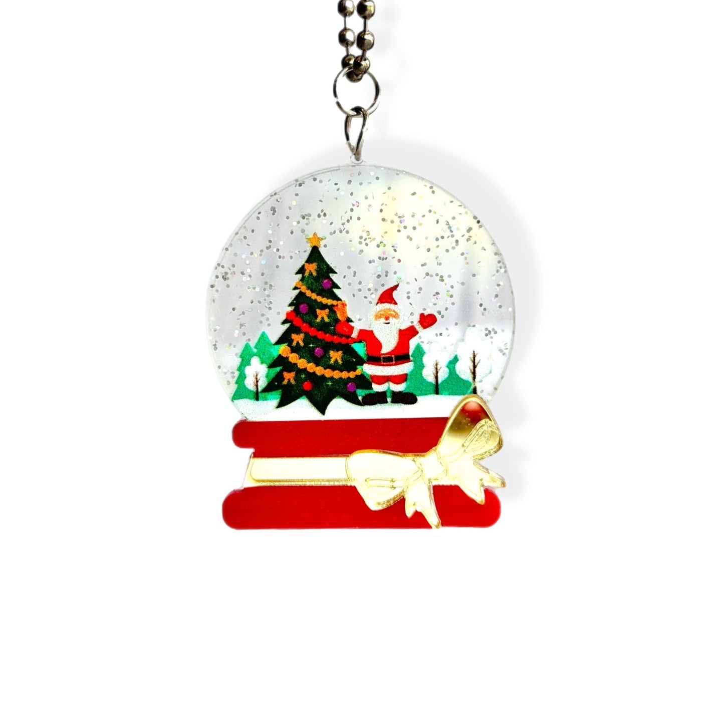 SNOW GLOBE Charm - Tumbler Handle Charm - The Nifty Little Finds - Charm - The Nifty Little Finds