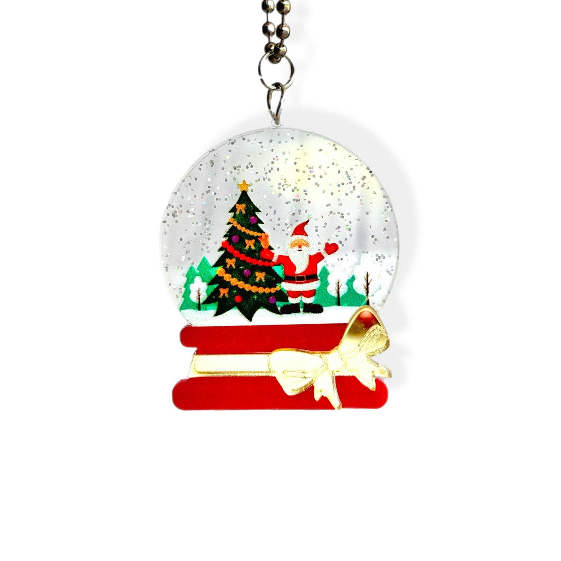 SNOW GLOBE Charm - Tumbler Handle Charm - The Nifty Little Finds - Charm - The Nifty Little Finds