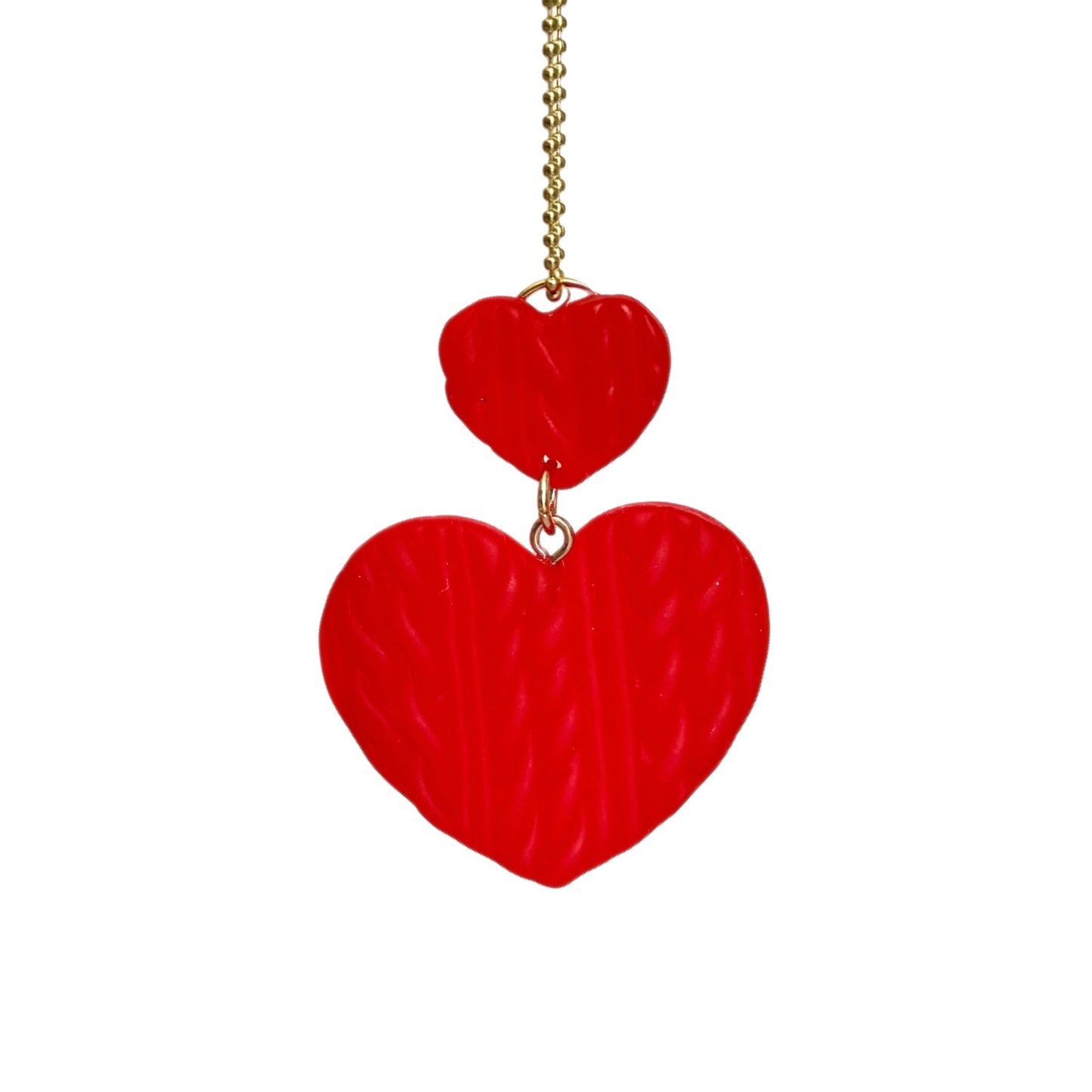 Sweater Hearts Charm - Tumbler Handle Charm - The Nifty Little Finds - Charm - The Nifty Little Finds