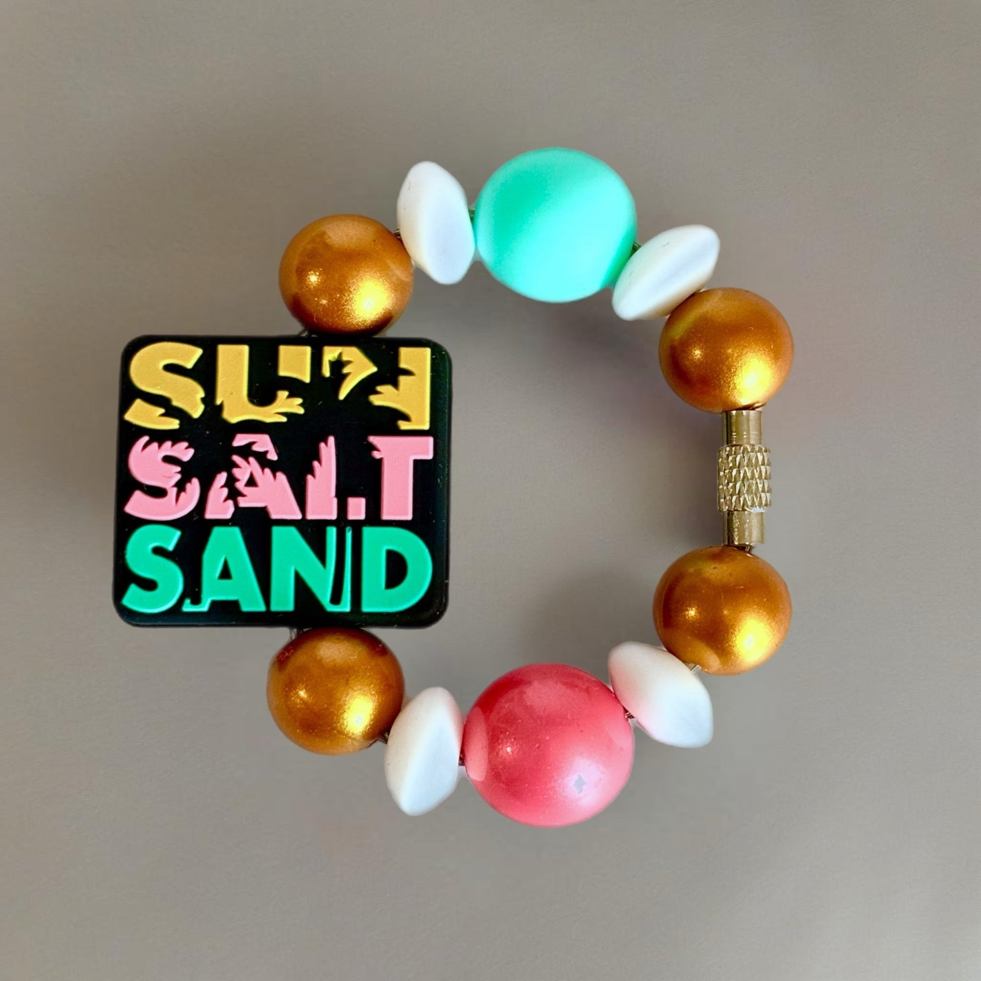 Sun Salt Sand Bracelet - Tumbler Handle Charm - The Nifty Little Finds - Charm - The Nifty Little Finds