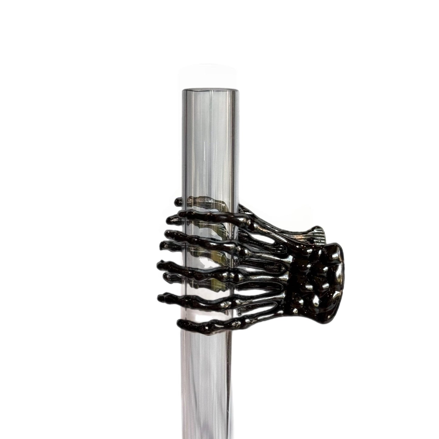 Skeleton Hand Straw Charm - Metal - The Nifty Little Finds - Charm - The Nifty Little Finds