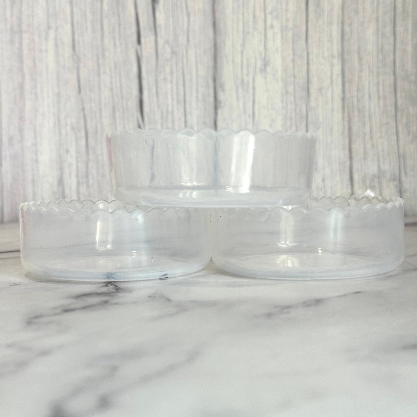CLEAR 3.25” Scalloped Shorty Boot - The Nifty Little Finds - Boot - The Nifty Little Finds