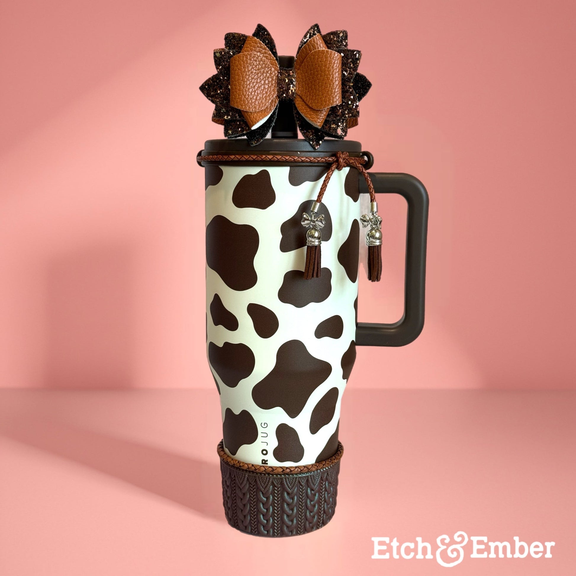Lariat Luxe - Leather Tumbler Collar *Limited Edition* - The Nifty Little Finds - The Nifty Little Finds