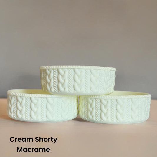 Cream Shorty Macrame Boot - The Nifty Little Finds - Boot - The Nifty Little Finds