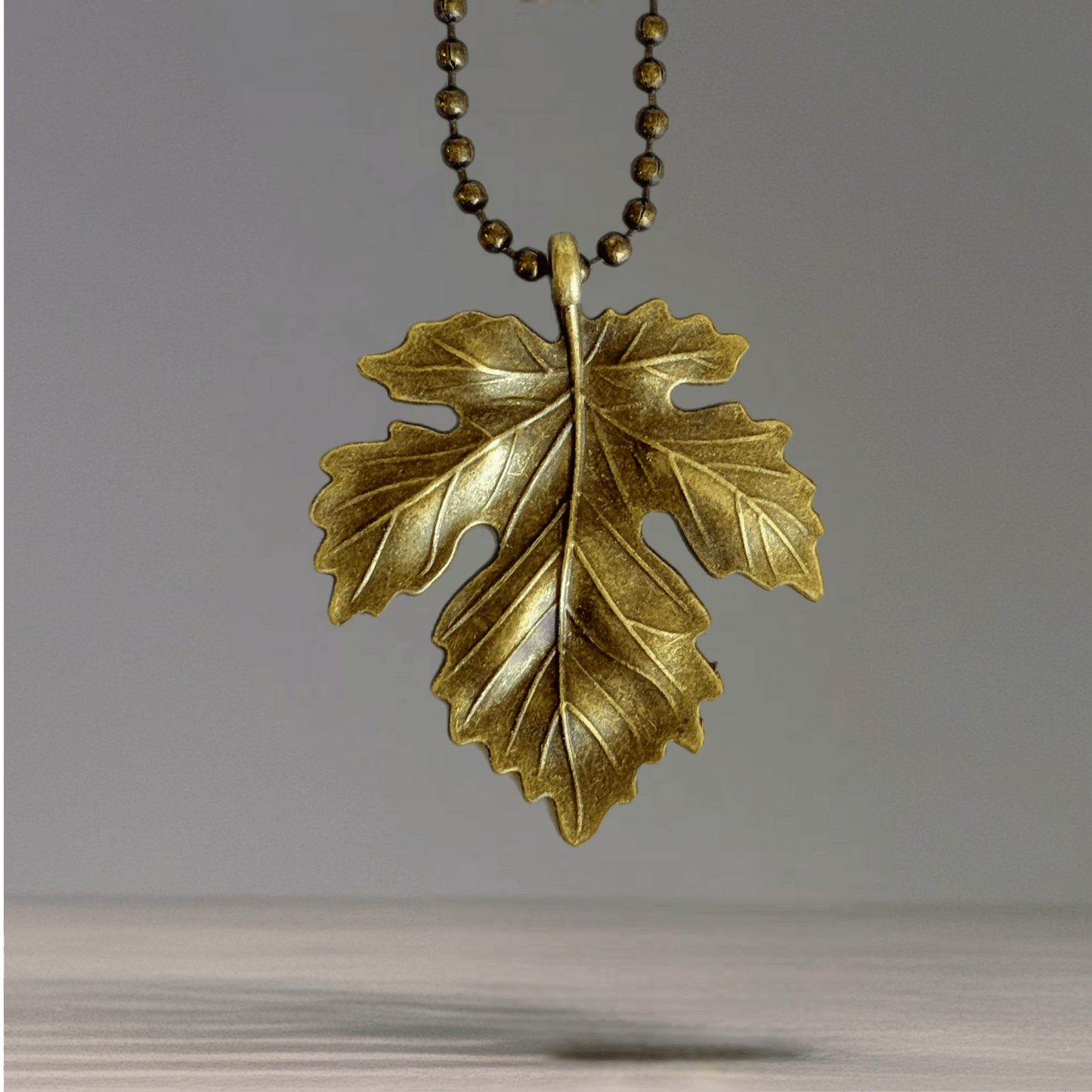 Metal Fall Leaf Charm - Tumbler Handle Charm - The Nifty Little Finds - Charm - The Nifty Little Finds