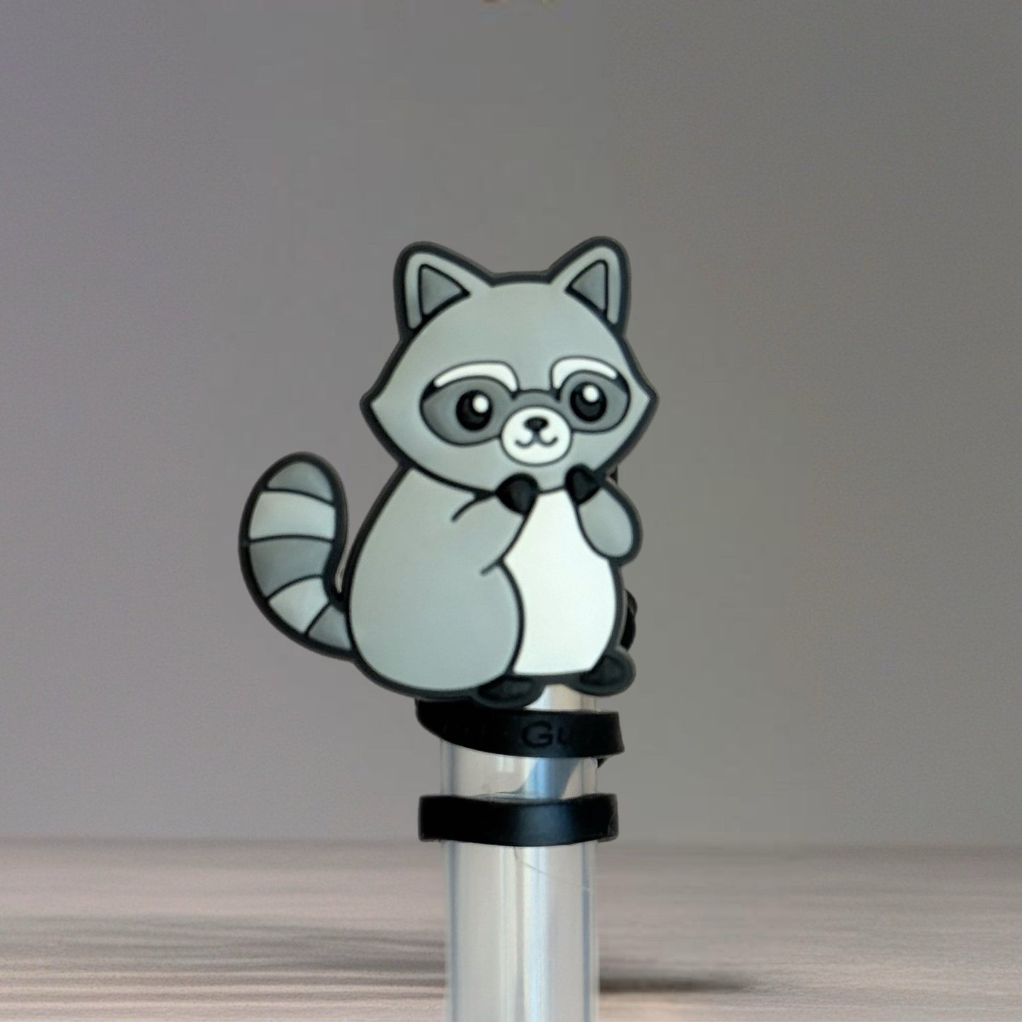 Raccoon Straw Topper - The Nifty Little Finds - The Nifty Little Finds