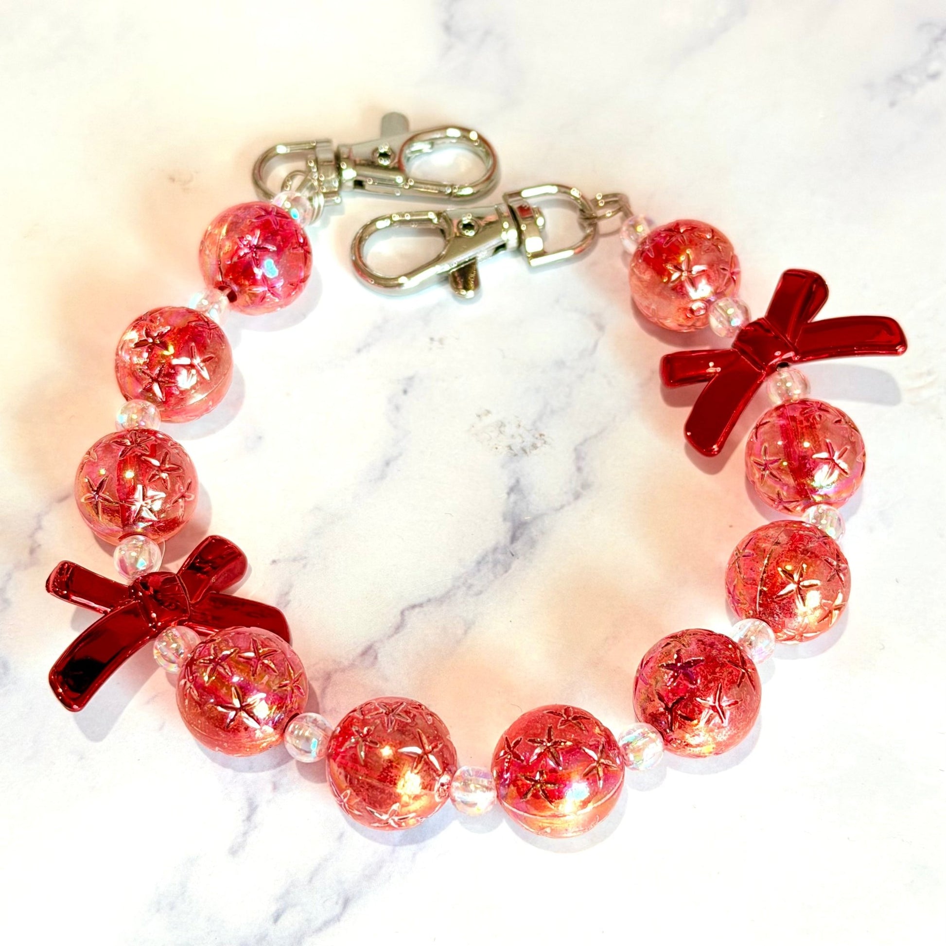 Holly Shimmer Deluxe Tumbler Charm Necklace - The Nifty Little Finds - Necklace - The Nifty Little Finds