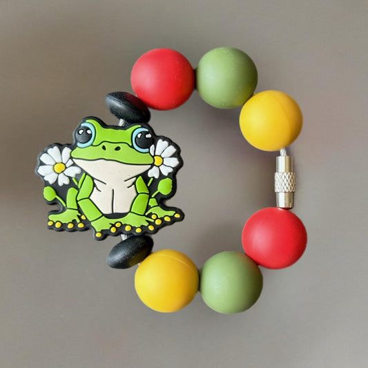 Cottagecore Frog Handle Bracelet - Tumbler Handle Charm - The Nifty Little Finds - Charm - The Nifty Little Finds