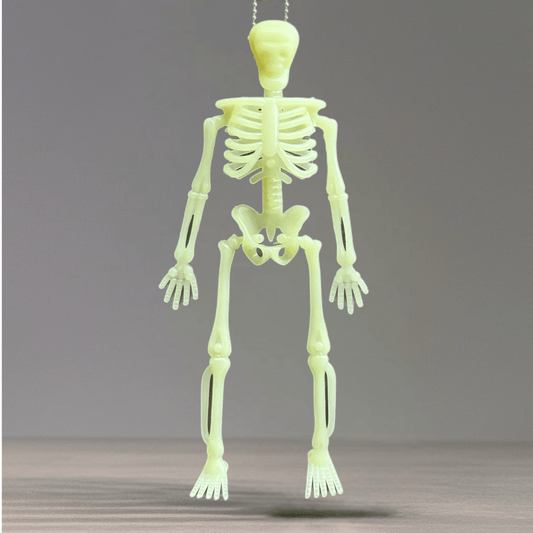 6” Glow in the Dark Skeleton Charm - Tumbler Handle Charm - The Nifty Little Finds - Charm - The Nifty Little Finds