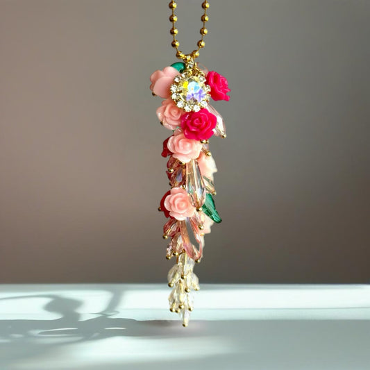 CASCADING FLORAL - Tumbler Handle Charm - The Nifty Little Finds - Charm - The Nifty Little Finds