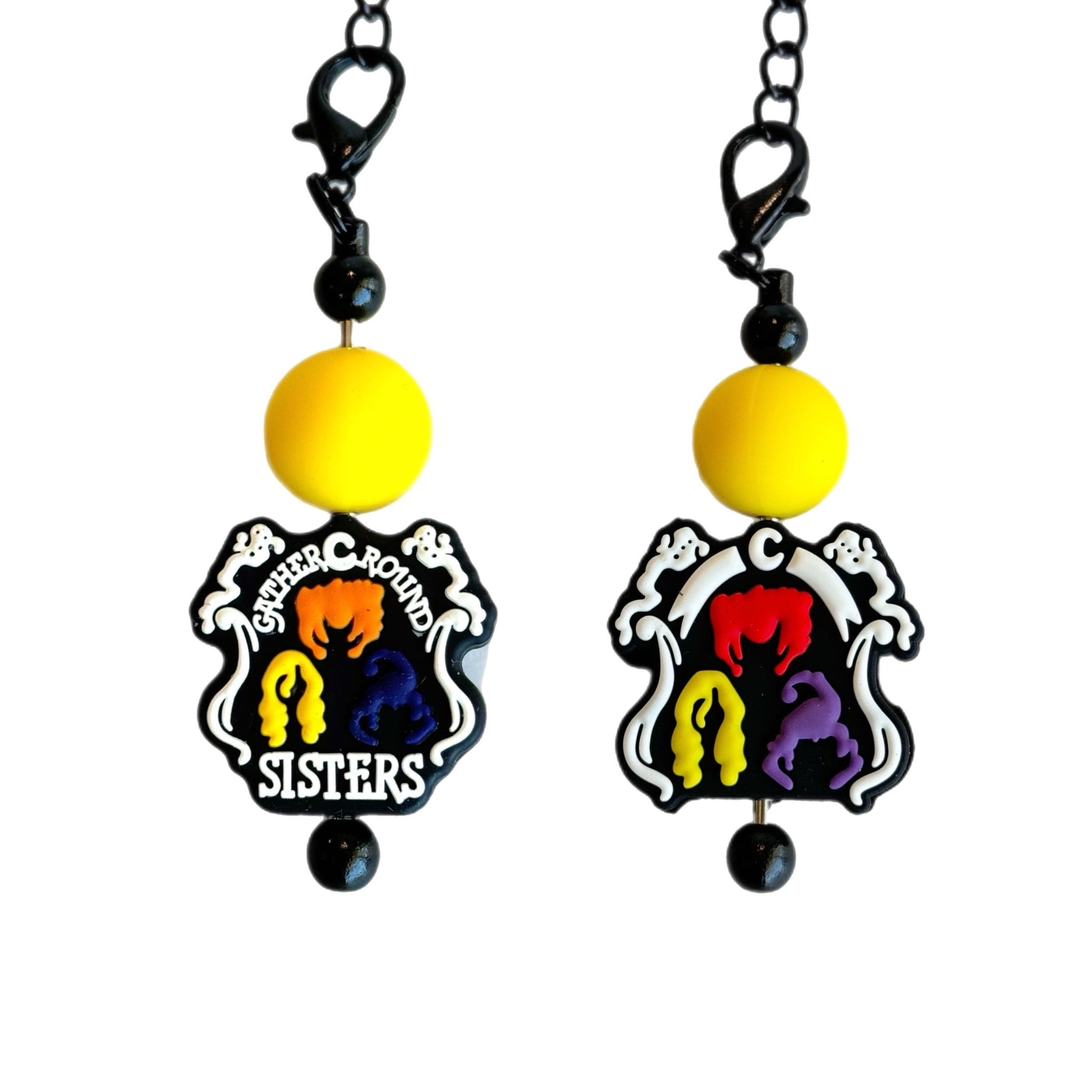 HALLOWEEN SISTERS Charm - Tumbler Handle Charm - The Nifty Little Finds - Charm - The Nifty Little Finds