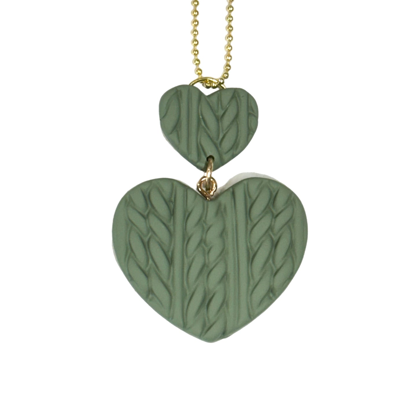 Sweater Hearts Charm - Tumbler Handle Charm - The Nifty Little Finds - Charm - The Nifty Little Finds