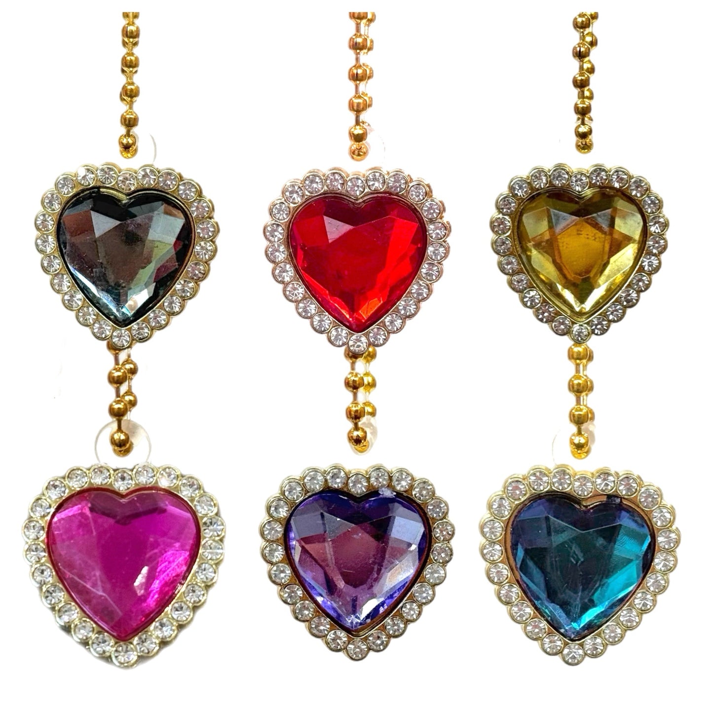 Faceted Heart Charm - Tumbler Handle Charm - The Nifty Little Finds - Charm - The Nifty Little Finds