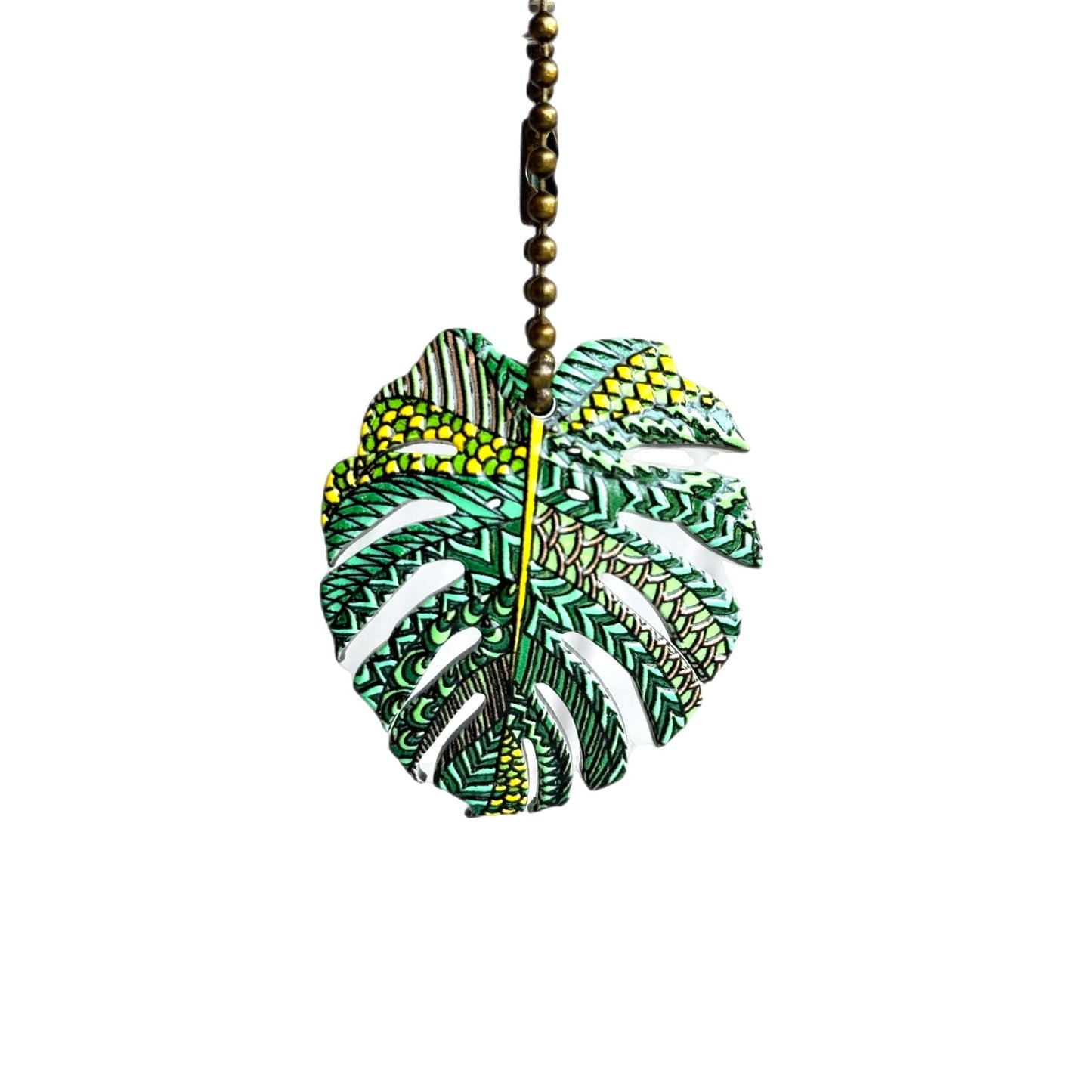 Monstera Charms - Tumbler Handle Charm - The Nifty Little Finds - Charm - The Nifty Little Finds