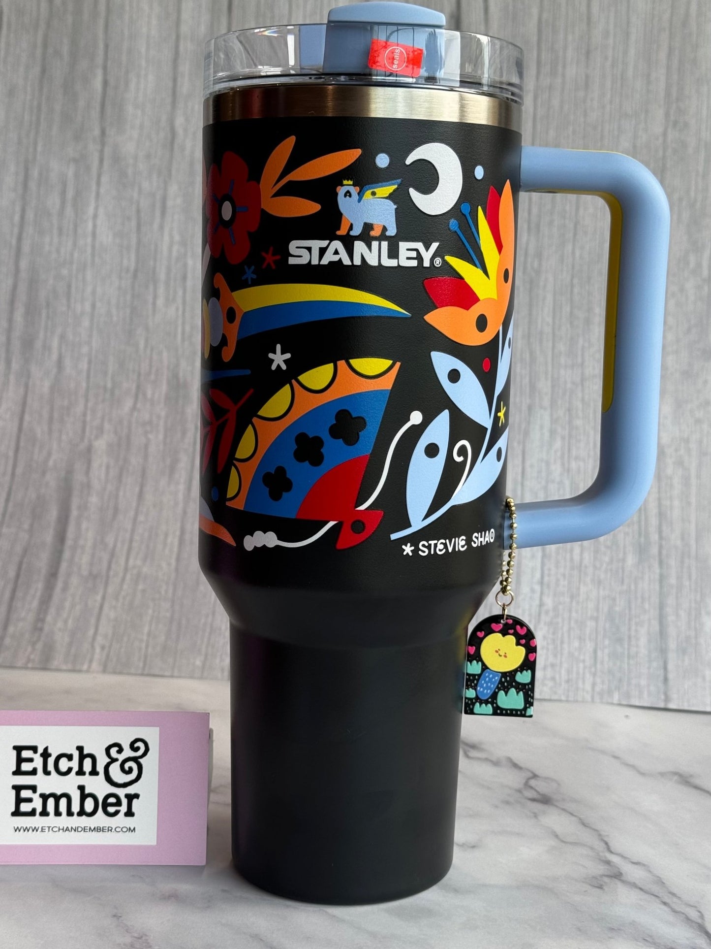 BLACK GARDEN- Tumbler Handle Charm - The Nifty Little Finds - Charm - The Nifty Little Finds