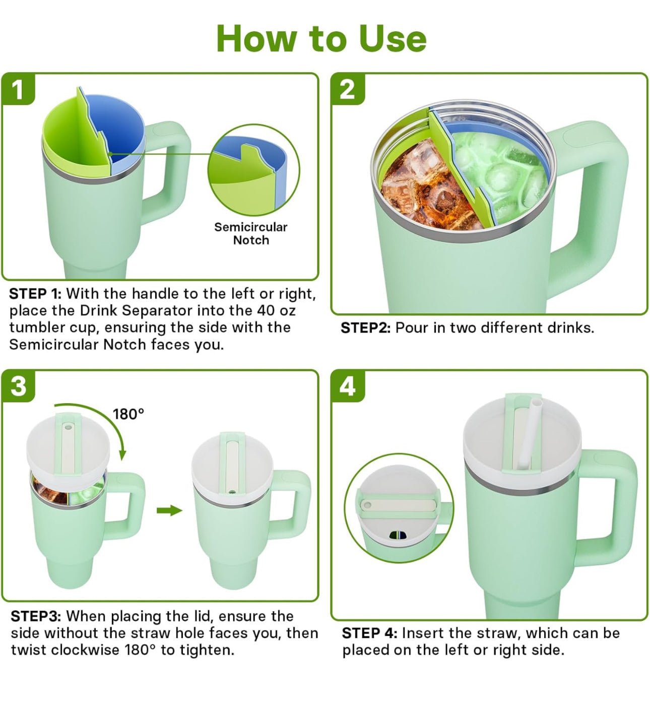 Tumbler 2 in 1 Drink Liner - The Nifty Little Finds - The Nifty Little Finds