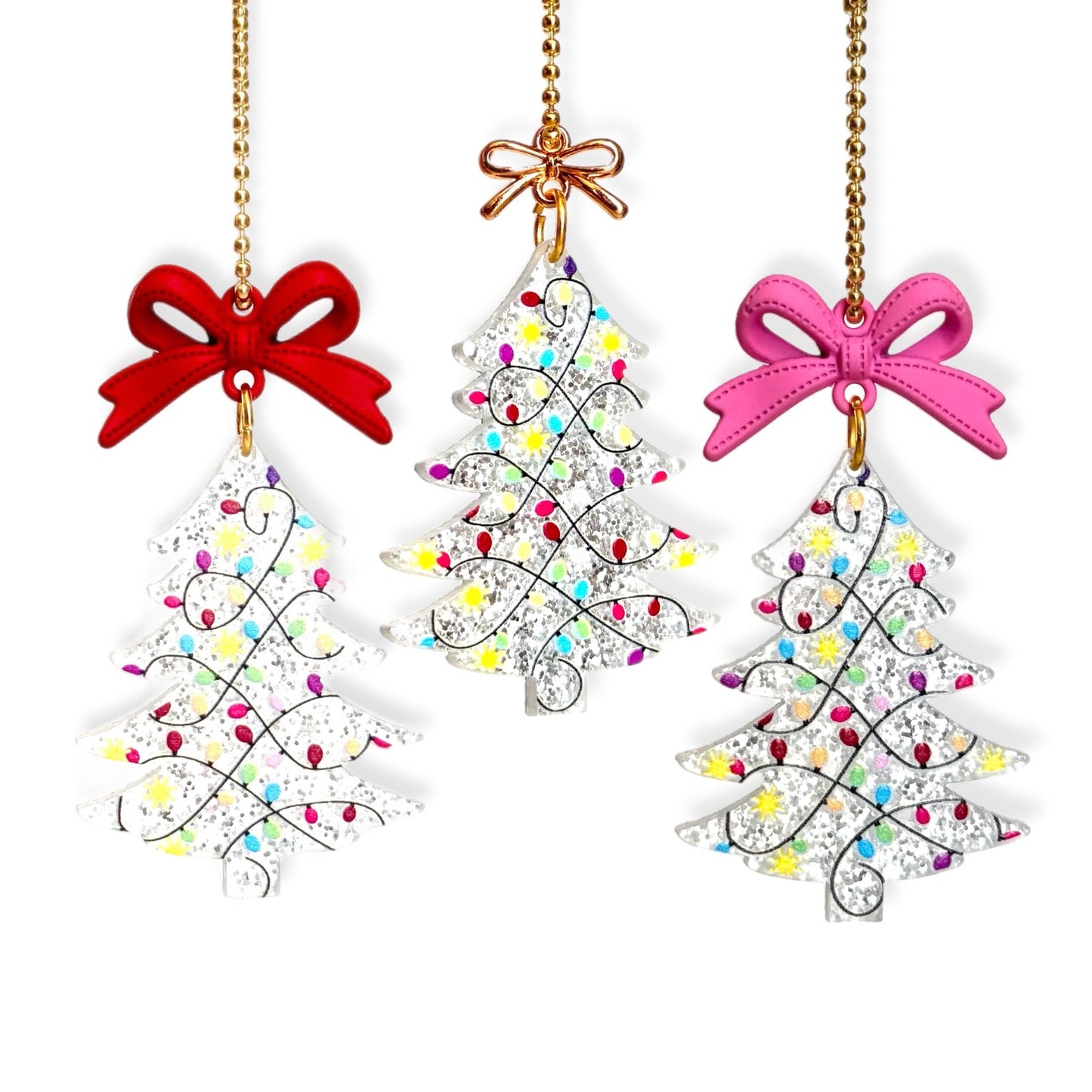 Coquette Christmas Tree Charm - Tumbler Handle Charm - The Nifty Little Finds - Charm - The Nifty Little Finds