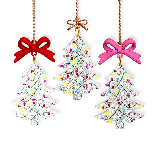 Coquette Christmas Tree Charm - Tumbler Handle Charm - The Nifty Little Finds - Charm - The Nifty Little Finds