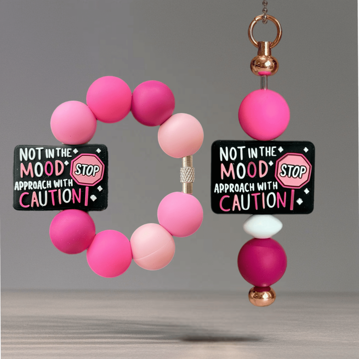Not in the Mood Charm - Tumbler Handle Charm - The Nifty Little Finds - Charm - The Nifty Little Finds
