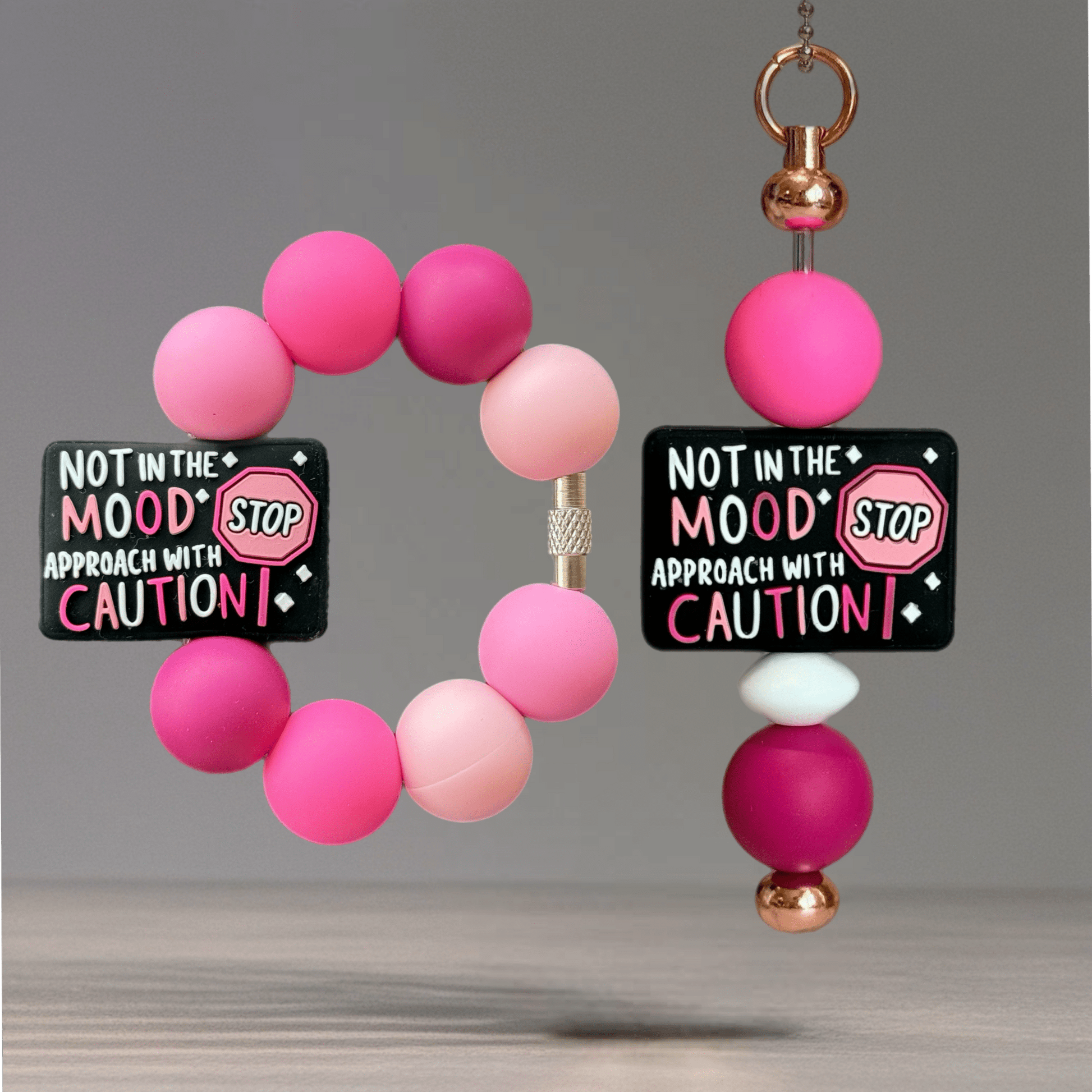 Not in the Mood Charm - Tumbler Handle Charm - The Nifty Little Finds - Charm - The Nifty Little Finds