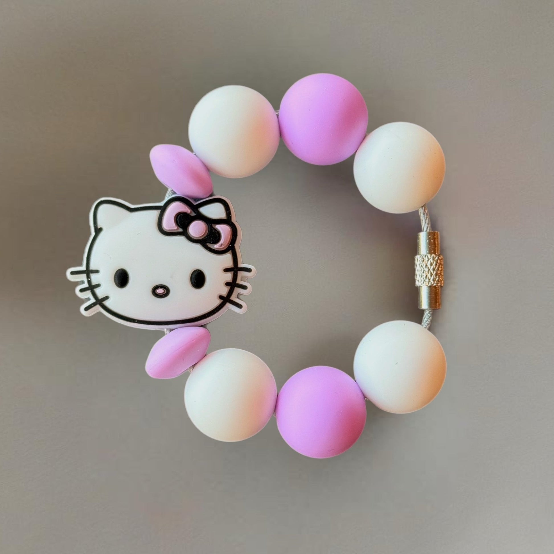 Cute Kitty Bracelets - Tumbler Handle Charm - The Nifty Little Finds - Charm - The Nifty Little Finds