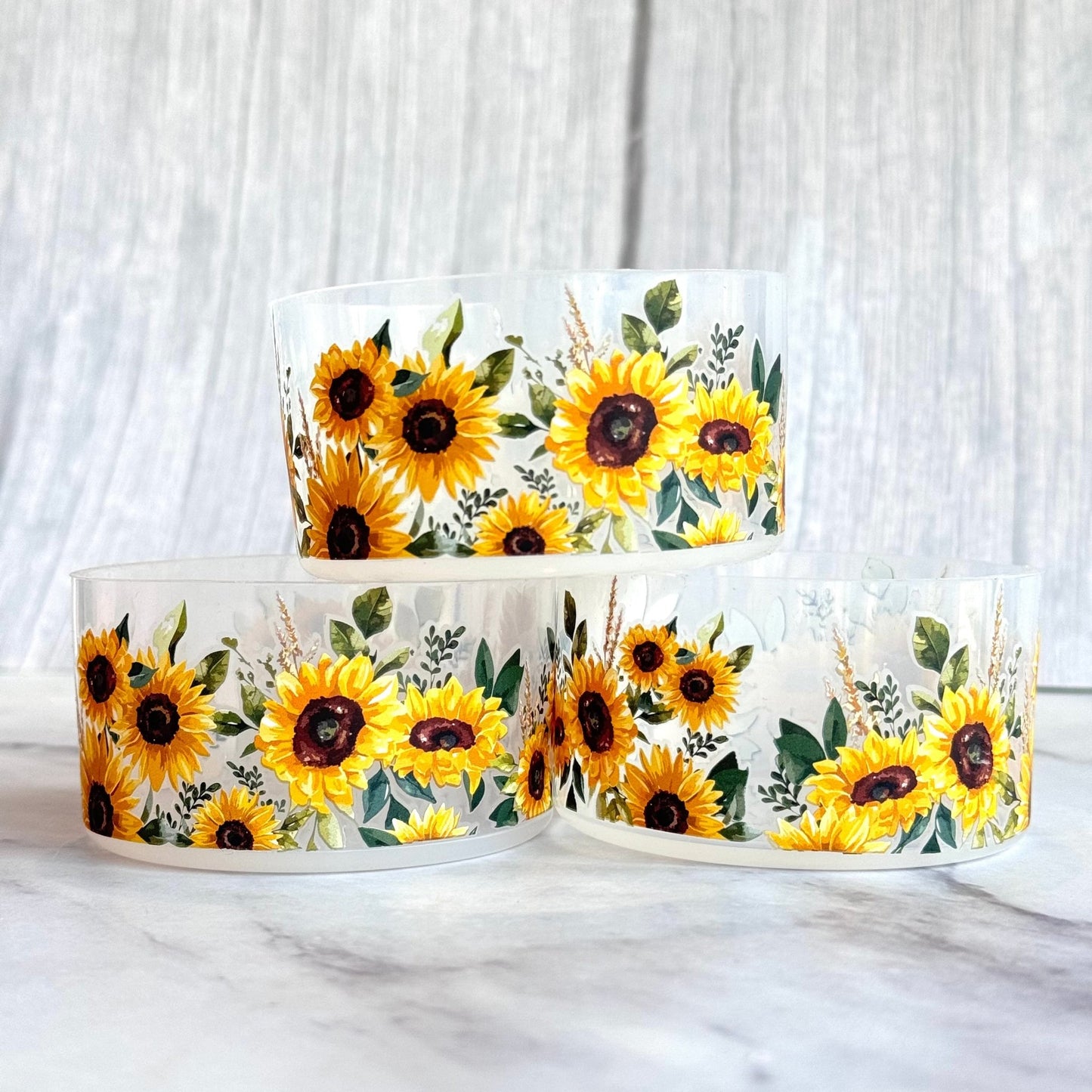 Sunflowers Clear Smooth Boot Patent Pending - The Nifty Little Finds - Boot - The Nifty Little Finds