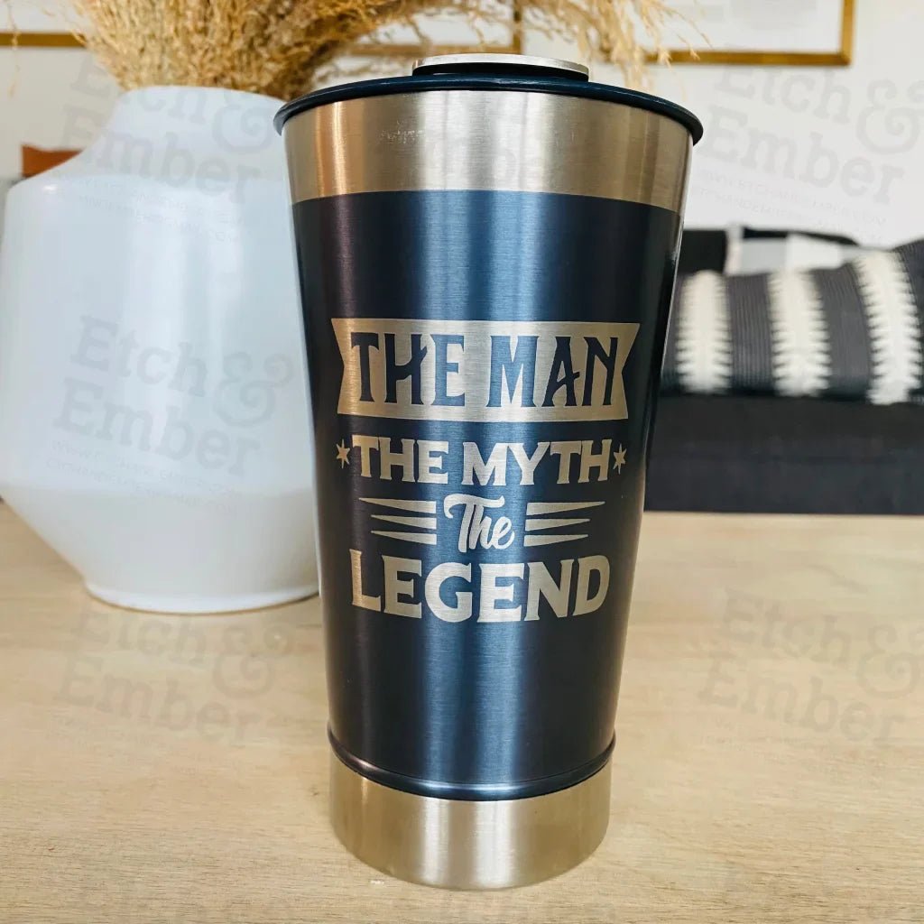Stanley Classic Stay Chill Vacuum Insulated Pint Glass with Lid, 16oz Stainless Steel Beer Mug with Built-in Bottle Opener - The Nifty Little Finds - The Nifty Little Finds