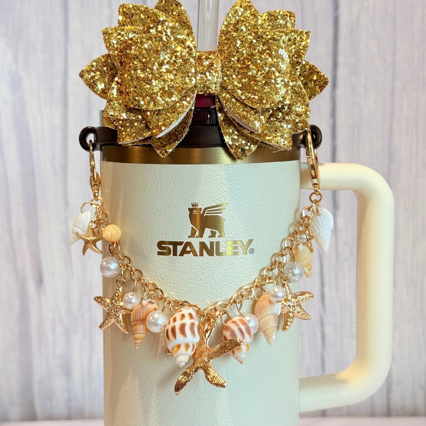 Sea Shells Deluxe Tumbler Charm Necklace - The Nifty Little Finds - Necklace - The Nifty Little Finds