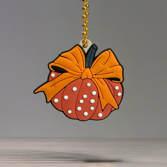 Polka Dot Pumpkin Charm - The Nifty Little Finds - Charm - The Nifty Little Finds