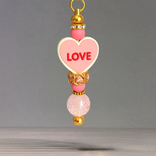Love Bar Charm - Tumbler Handle Charm - The Nifty Little Finds - Charm - The Nifty Little Finds