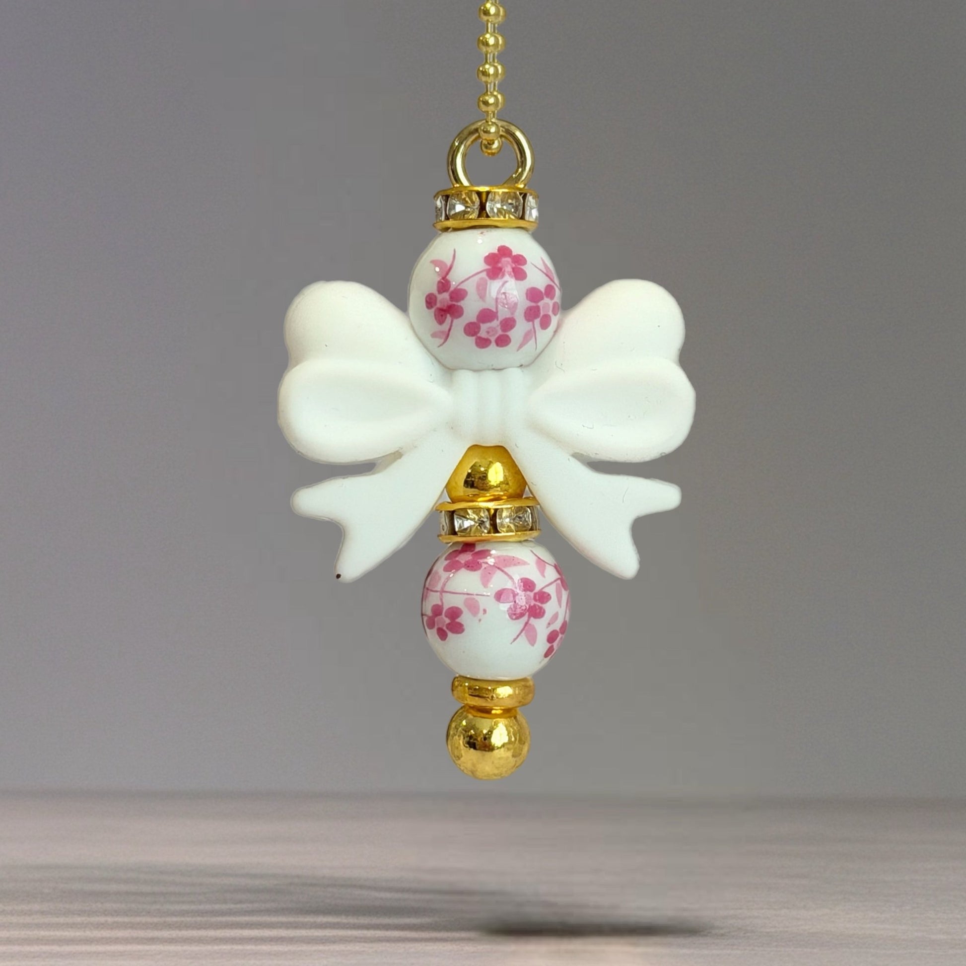 Porcelain Petals Charm - Tumbler Handle Charm - The Nifty Little Finds - Charm - The Nifty Little Finds