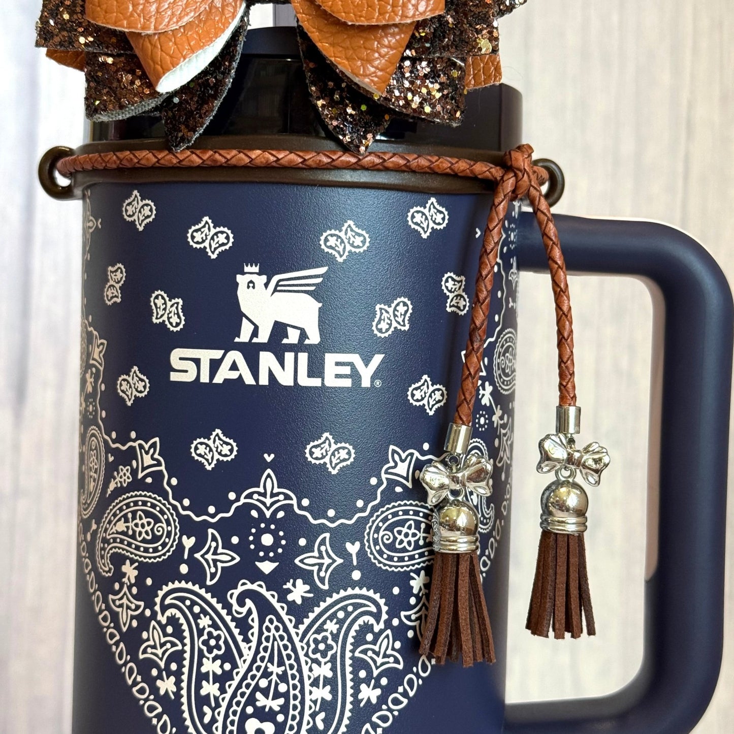 Lariat Luxe - Leather Tumbler Collar *Limited Edition* - The Nifty Little Finds - The Nifty Little Finds