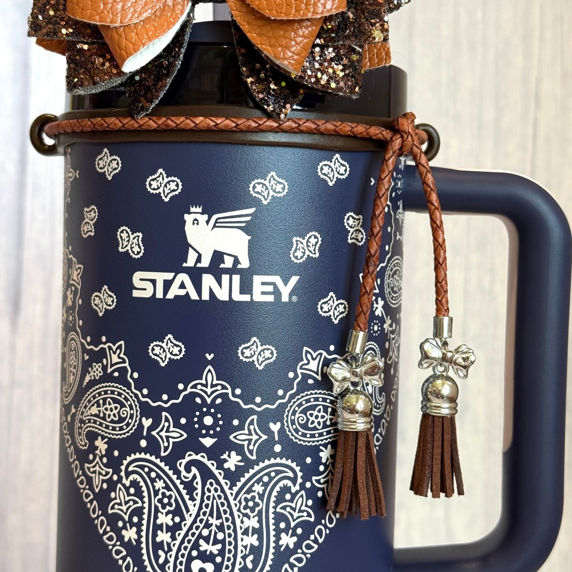 Lariat Luxe - Leather Tumbler Collar *Limited Edition* - The Nifty Little Finds - The Nifty Little Finds