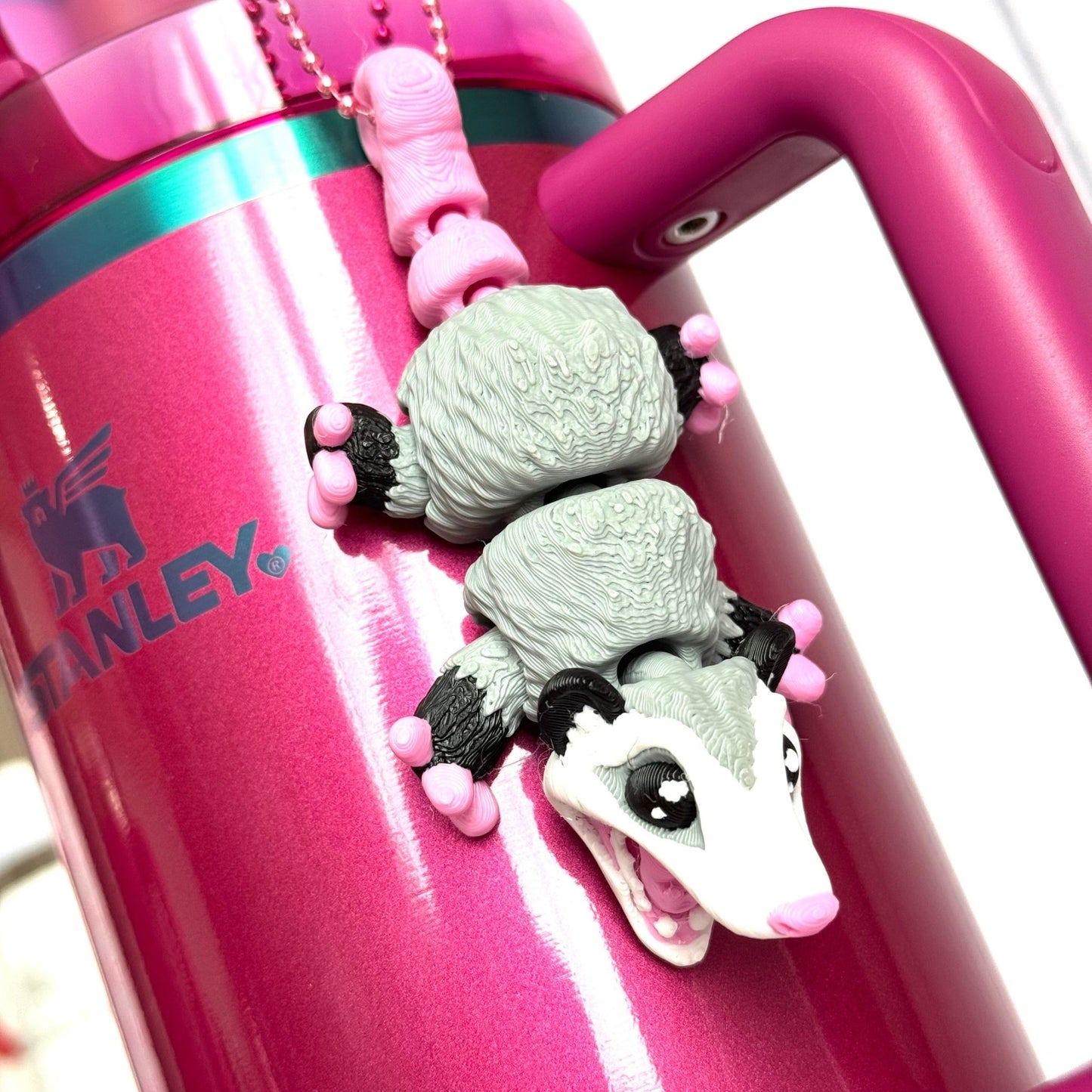 Opossum 3D Deluxe Charm - Tumbler Handle Charm - The Nifty Little Finds - Charm - The Nifty Little Finds
